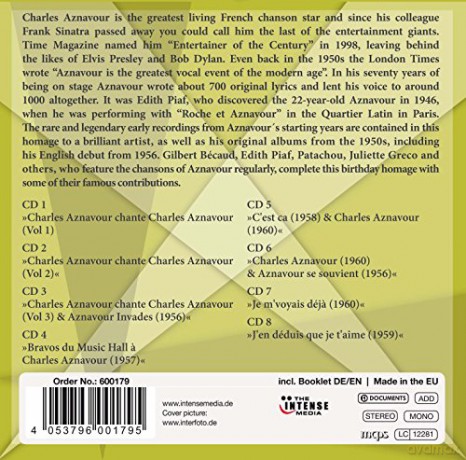 Charles Aznavour: Aznavour: Chanteur d'amour [8CD]