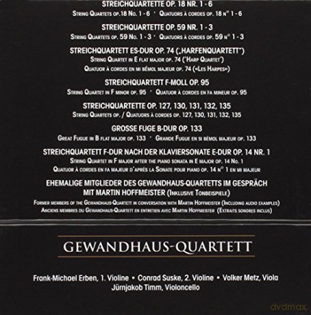 Gewandhaus-Quartett: Beethoven: Die Streichquartette [10CD]