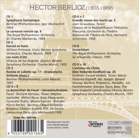 Berlioz: Unwiderstehliche Dram [10CD]
