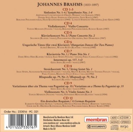 Brahms: Portrait [10CD]