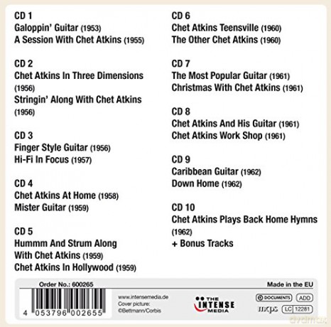 Chet Atkins: Chet Atkins-19 Original Albums [10CD]