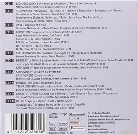 Die schönste Ballettmusik [10CD]