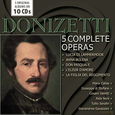 Callas Di Stefano Valletti Noni Serafin Gavazzeni: Donizettiinal Albums [10CD]