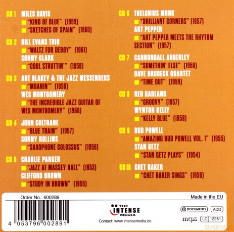 The Greatest Jazz Legends [10CD]