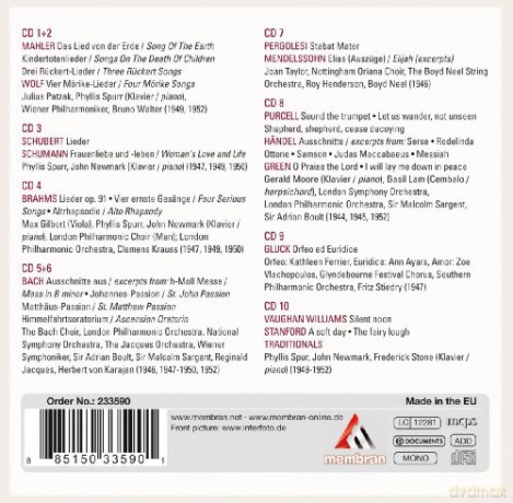 Kathleen Ferrier: Ferrier-Wenn der Stimme Flügel [10CD]