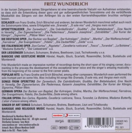 Fritz Wunderlich: Firtz Wunderlich - Eine Stimme, Eine Leg [10CD]