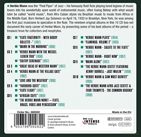 Herbie Mann: Flute Juice - The Best LPs [10CD]