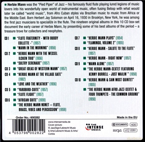 Herbie Mann: Flute Juice - The Best LPs [10CD]