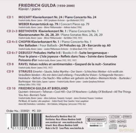 Friedrich Gulda: Friedrich Gulda - Genie und Rebell [10CD]