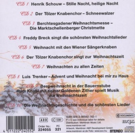 Fröhliche Weihnachten - Die schönsten [10CD]