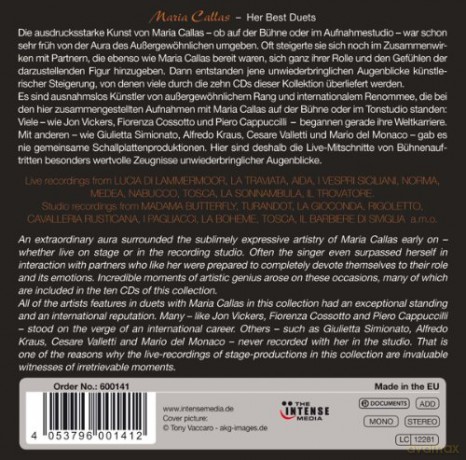 Maria Callas: Her Best Duets [10CD]