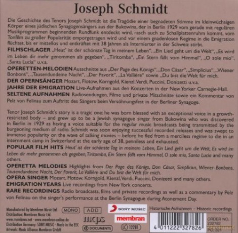 Joseph Schmidt: Joseph Schmidt - Ein Stern fällt vom Him [10CD]