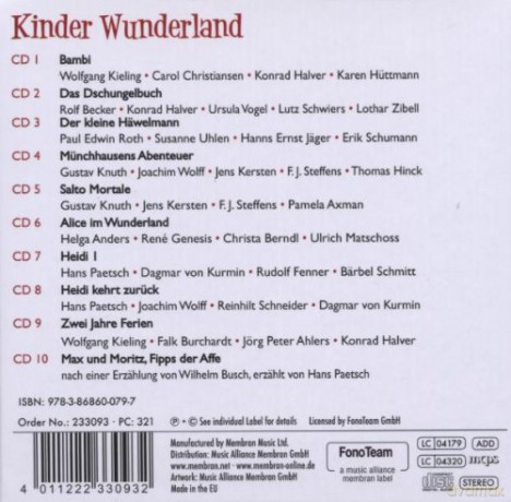 Kinder Wunderland - Die Hörspielbox [10CD]