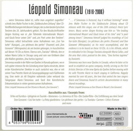 Leopold Simoneau: Leopold Simoneau - The Ultimate Collection [10CD]