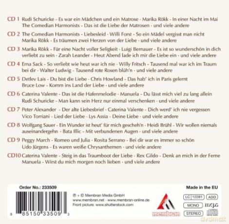 Rex Gildo & Manuela & Bruce Low & Udo Jürgens: Liebesschlager [10CD]