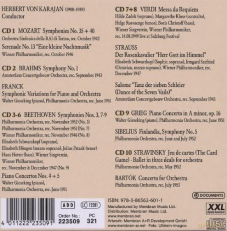 Herbert von Karajan: Maestro vol. 1 [10CD]