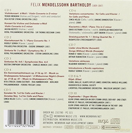 Mendelssohn: Portrait [10CD]