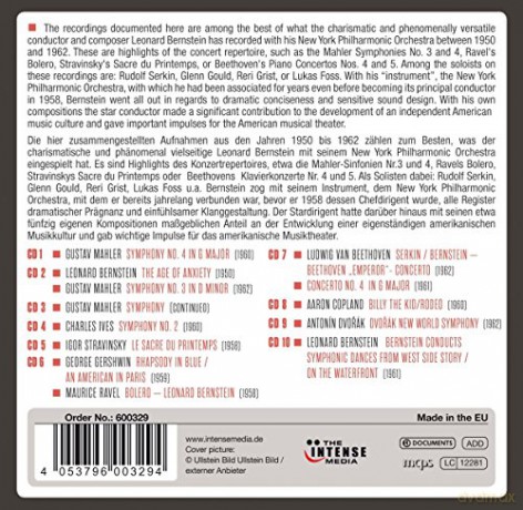 Leonard Bernstein: Milestones of a Legend [10CD]