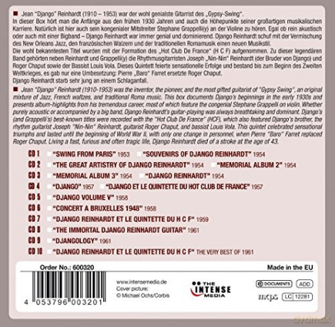 Django Reinhardt: Milestones of a Legend - 14 Original Albums [10CD]