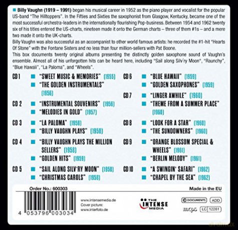 Billy Vaughn: Milestones of a Legend - 20 Original Albums [10CD]