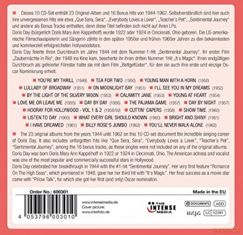 Doris Day: 23 Original Albums [10CD]