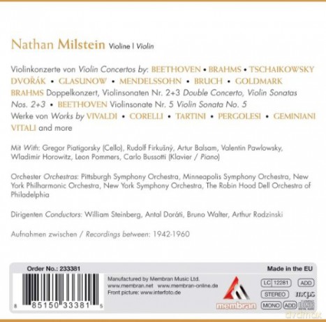 Nathan Milstein: Milstein - Magie und Brilianz [10CD]