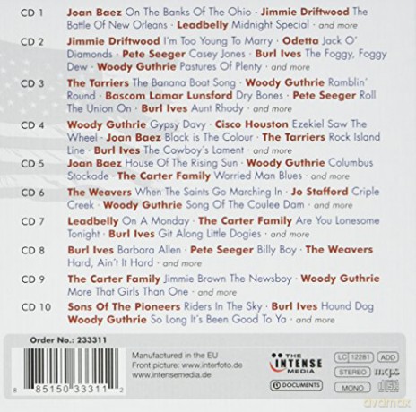 Original American Folksongs [10CD]