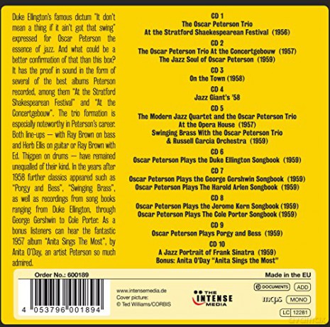 Oscar Peterson: Oscar Peterson-Original Albums [10CD]