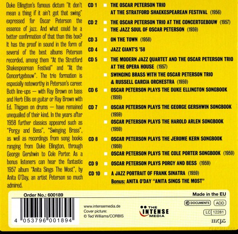 Oscar Peterson: Oscar Peterson-Original Albums [10CD]