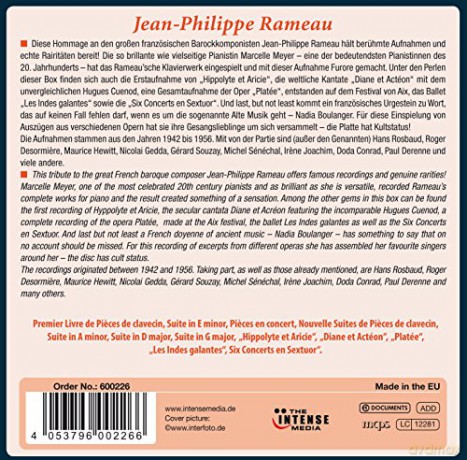 Rameau: Original Albums [9CD]