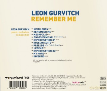 Leon Gurvitch: Remember me [CD]