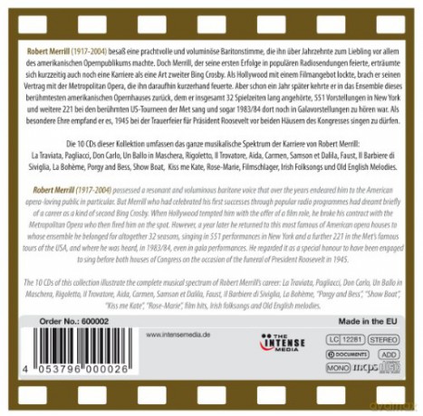 Robert Merrill: Robert Merrill - His Opera, Cinema [10CD]