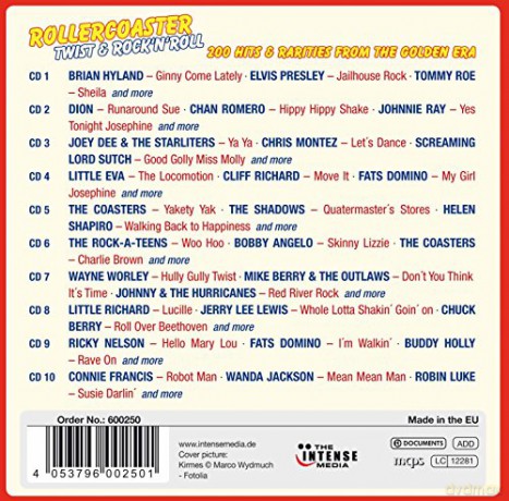 Fats Domino & Elvis Presley & Hall: Rock & Roll & Twist Hitparade [10CD]