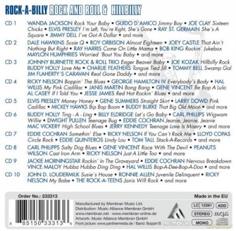 Rock-A-Billy Rock´n Roll & Hillbilly Ex [10CD]