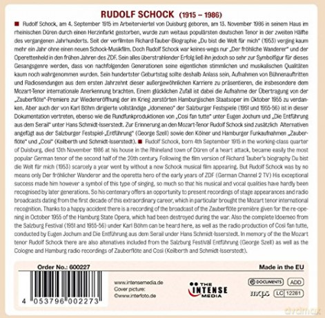 Rudolf Schock: Rudolf Schock in Mozart-Opern [10CD]