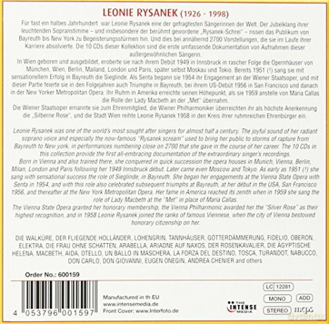 Rysanek - Portrait [10CD]