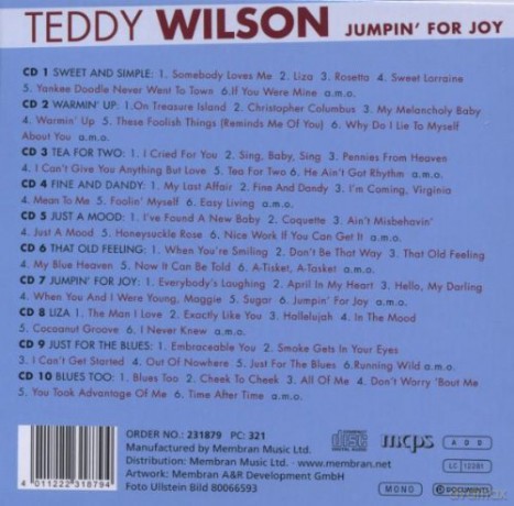 Teddy Wilson: T.Wilson - Jumpin For Joy [10CD]