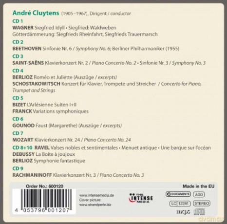 André Cluytens: The Cluytens Box - The Collection of His [10CD]