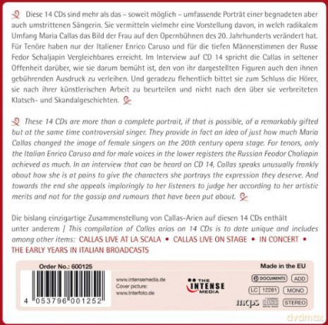 Maria Callas: The Collection of All Her Arias [14CD]
