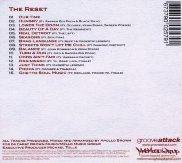 Apollo Brown: The Reset [CD]