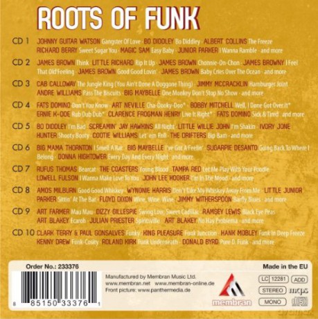 The Roots of Funk Raw Soul, Rough Blues [10CD]