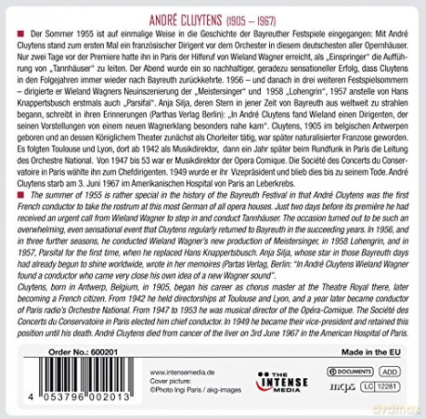 André Cluytens: Wagner: Bayreuth Live [10CD]