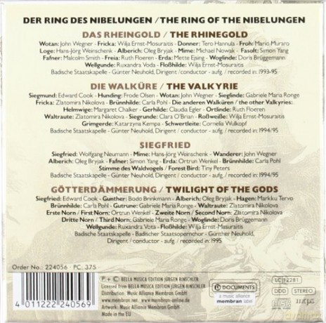 Neuhold: Wagner: Ring des Nibelungen inkl. Bookle [14CD]