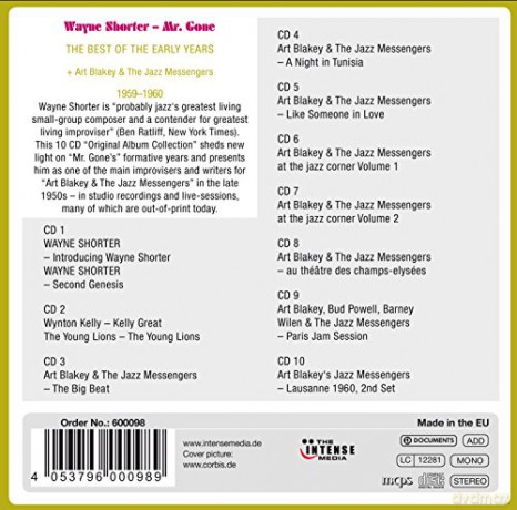 Wayne Shorter: Wayne Shorter - Mr. Gone: The Best of [10CD]