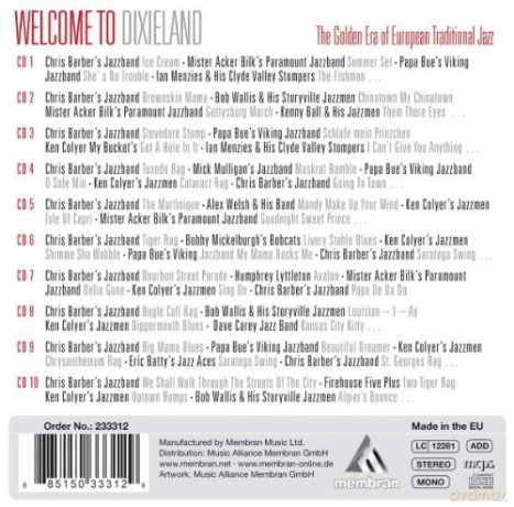 Welcome to Dixieland - The golden Era of [10CD]