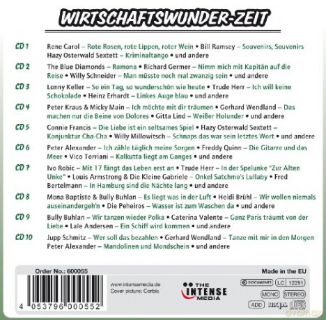 Wirtschaftswunderhits [10CD]