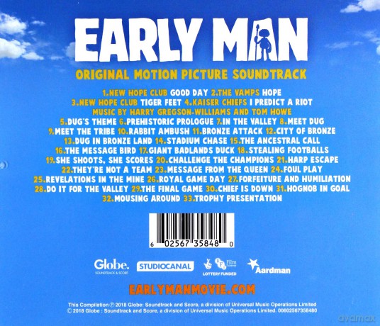 Early Man soundtrack (Jaskiniowiec) [CD]