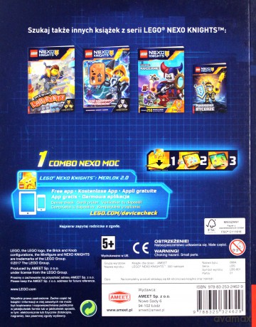 500 naklejek. LEGO Nexo Knights [KSIĄŻKA]