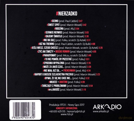 Arkadio: Nierzadko [CD]