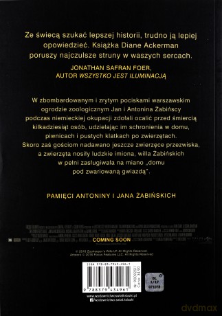 Azyl - Diane Ackerman [KSIĄŻKA]